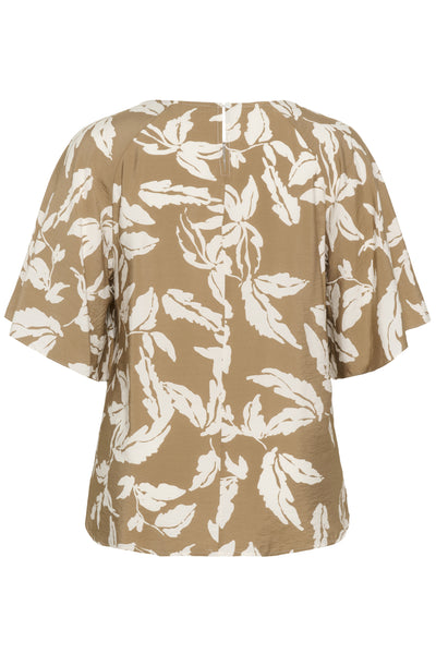 KCmarla Blouse Oak Chalk Leafs - 109010 - 10584073 Thumbnail
