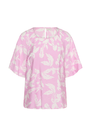KCmarla Blouse Pink Frosting Chalk Leafs - 10 - 10584073