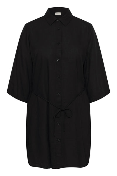 KCmille Short Shirt Dress Black Deep - 100121 - 10584077 Thumbnail