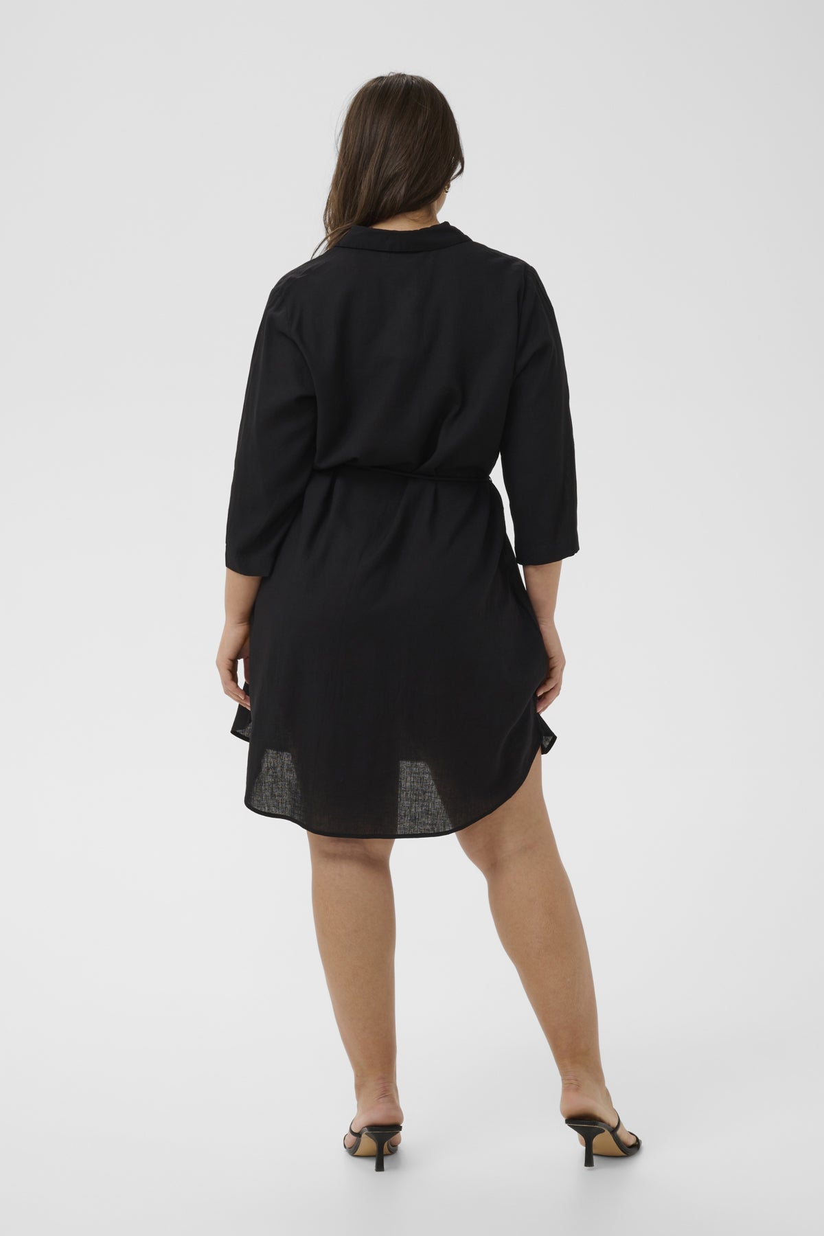 KCmille Short Shirt Dress Black Deep - 100121 - 10584077