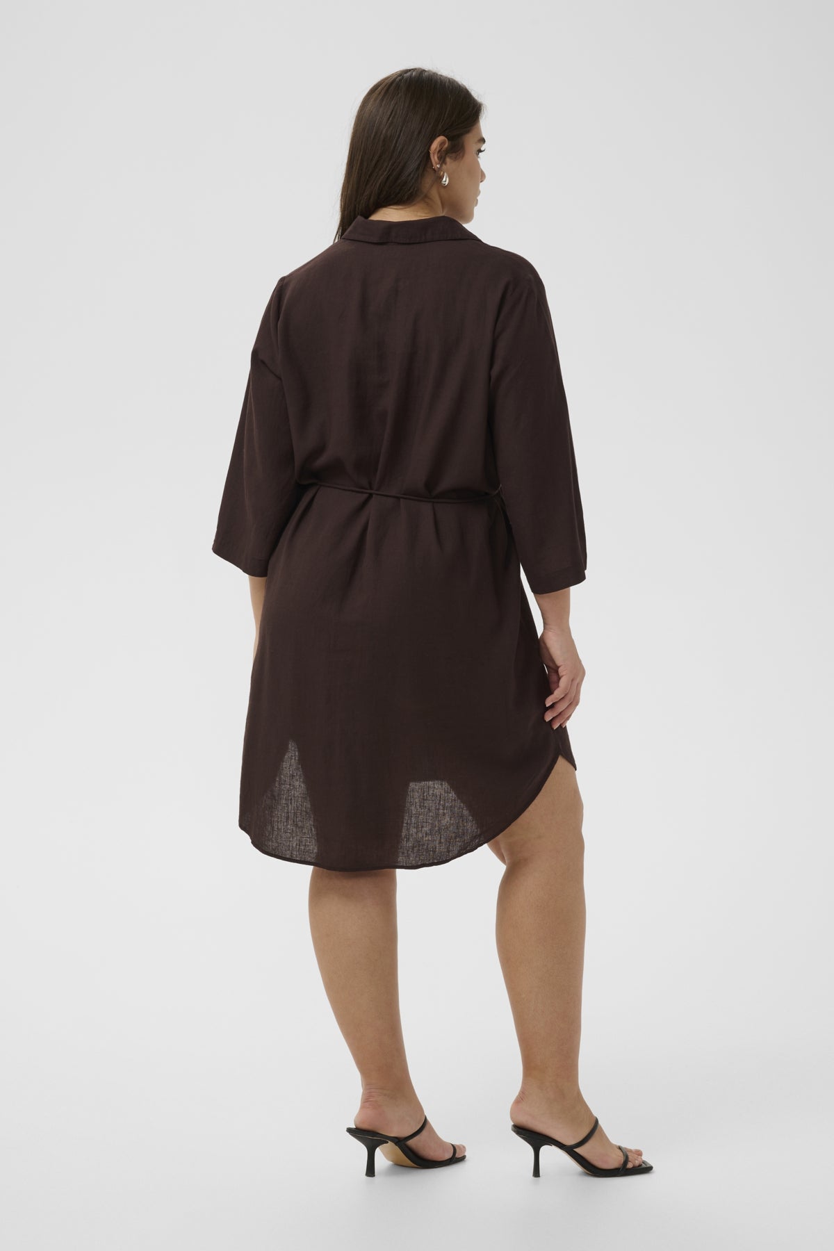 KCmille Short Shirt Dress Black Coffee - 191111 - 10584077