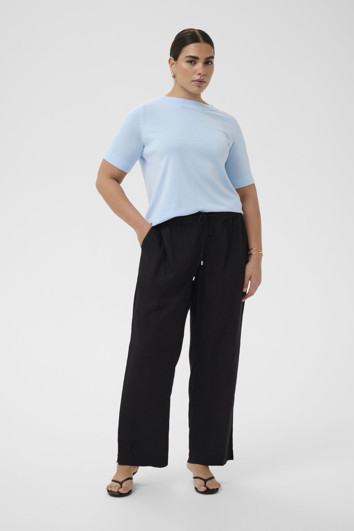 KCmille Wide Pants Black Deep - 100121 - 10584078
