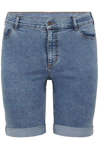 KCvilana Denim Shorts Washed Blue Denim - 103166 - 10584086 Thumbnail