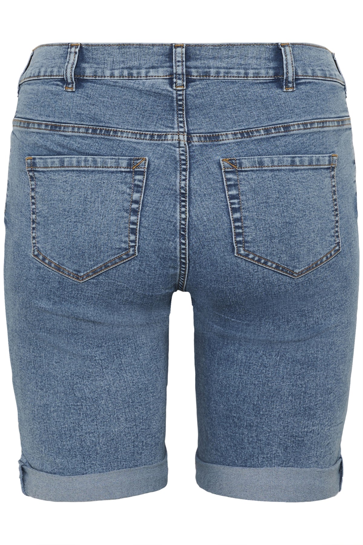 KCvilana Denim Shorts Washed Blue Denim - 103166 - 10584086