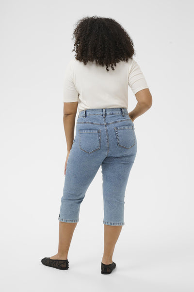 KCvilana Capri Jeans Washed Blue Denim - 103166 - 10584087 Thumbnail