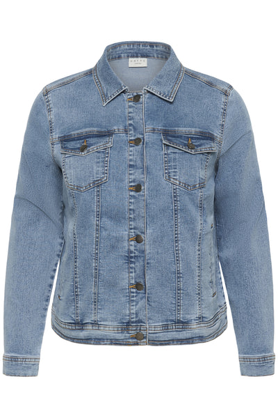 KCvilana Denim Jacket Washed Blue Denim - 103166 - 10584088 Thumbnail