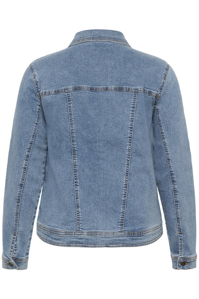 KCvilana Denim Jacket Washed Blue Denim - 103166 - 10584088 Thumbnail