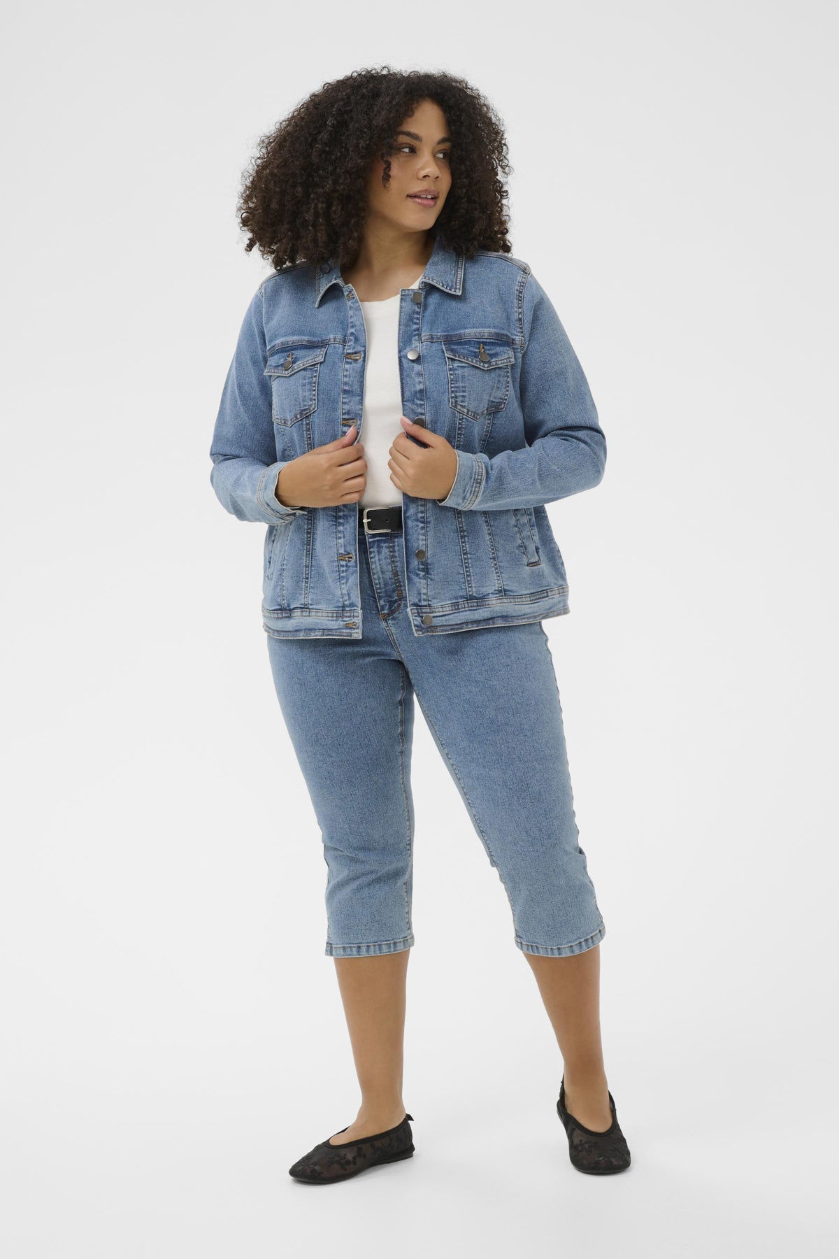KCvilana Denim Jacket Washed Blue Denim - 103166 - 10584088