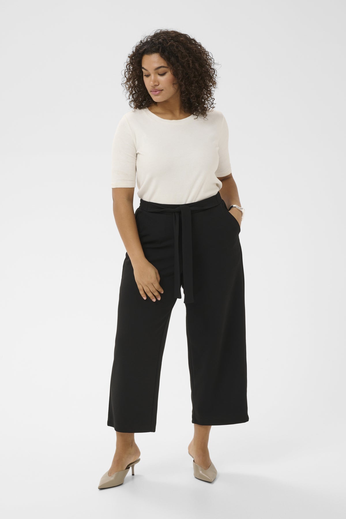 KCpheolo Cropped Pants Black Deep - 100121 - 10584091