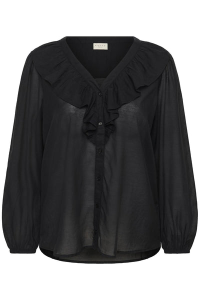 KClana Frill Blouse Black deep - 10584098 Thumbnail