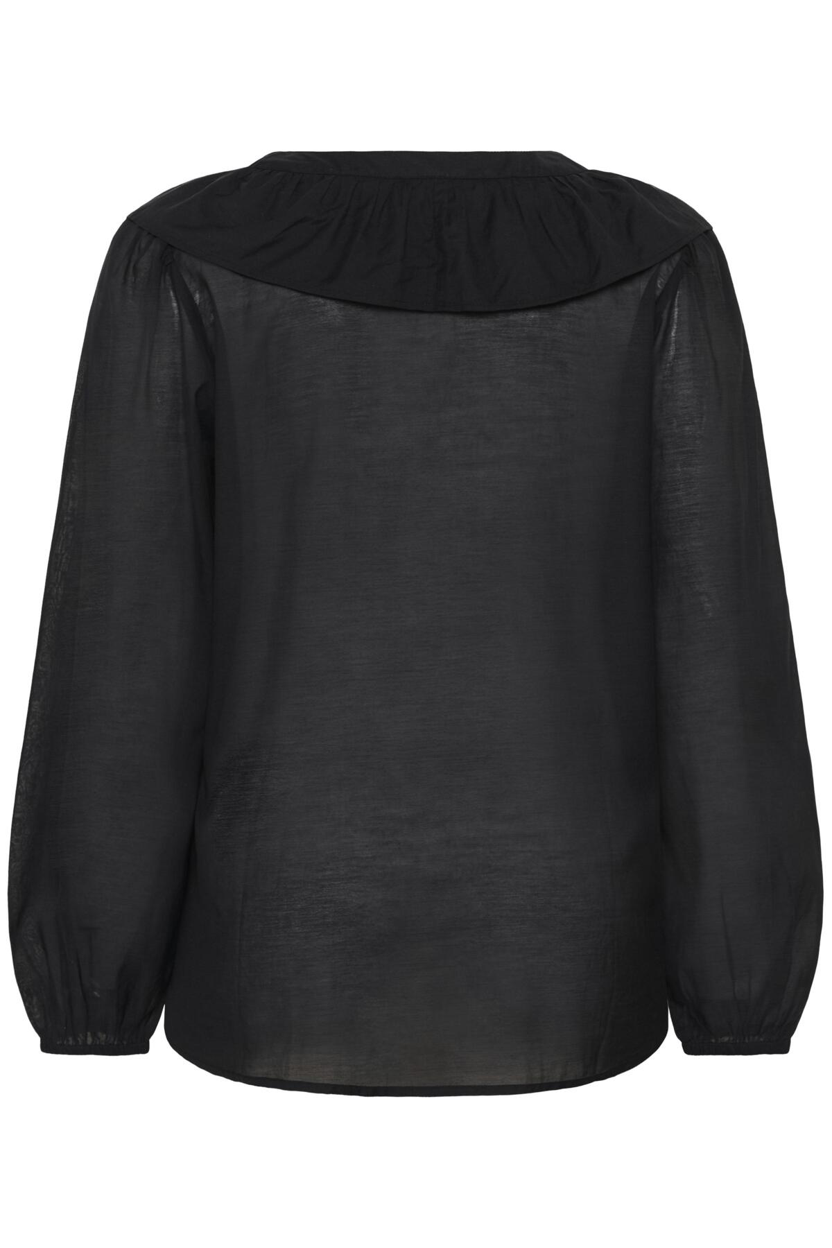 KClana Frill Blouse Black deep - 10584098