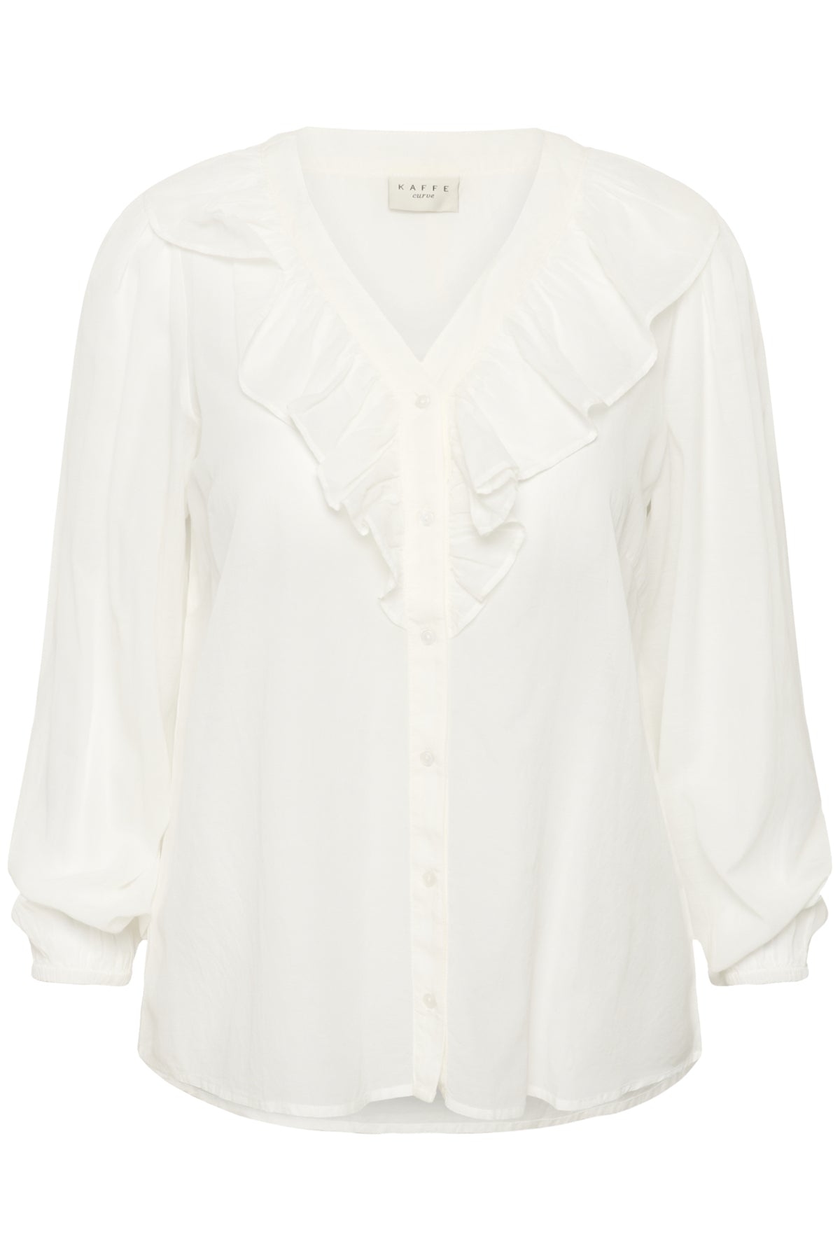 KClana Frill Blouse Chalk - 10584098