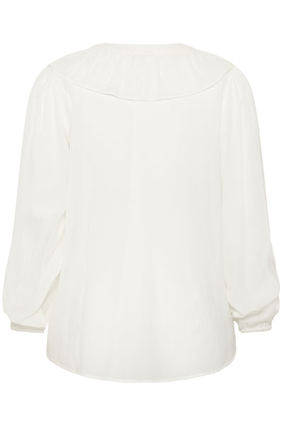 KClana Frill Blouse Chalk - 10584098 Thumbnail