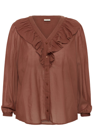 KClana Frill Blouse Henna - 10584098