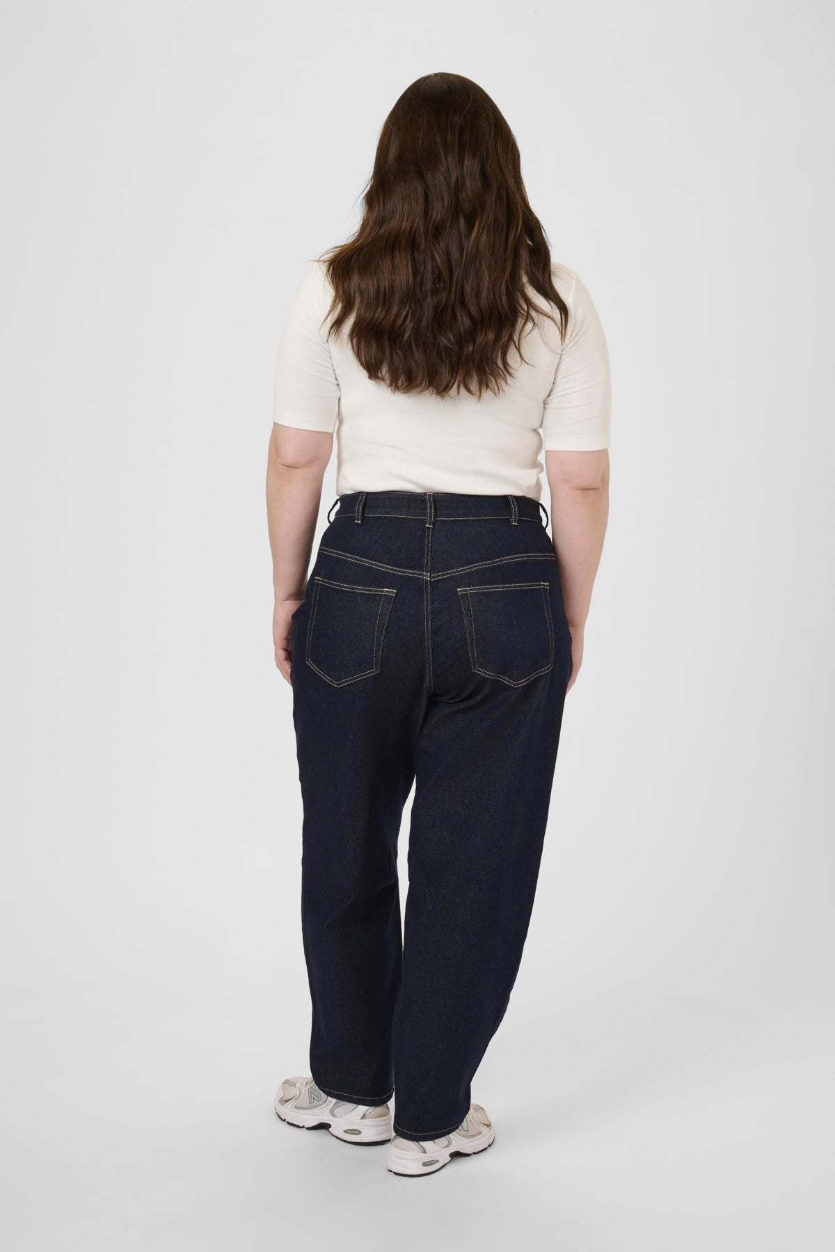 KCroria Barrel Jeans Unwashed Blue Denim - 10584101
