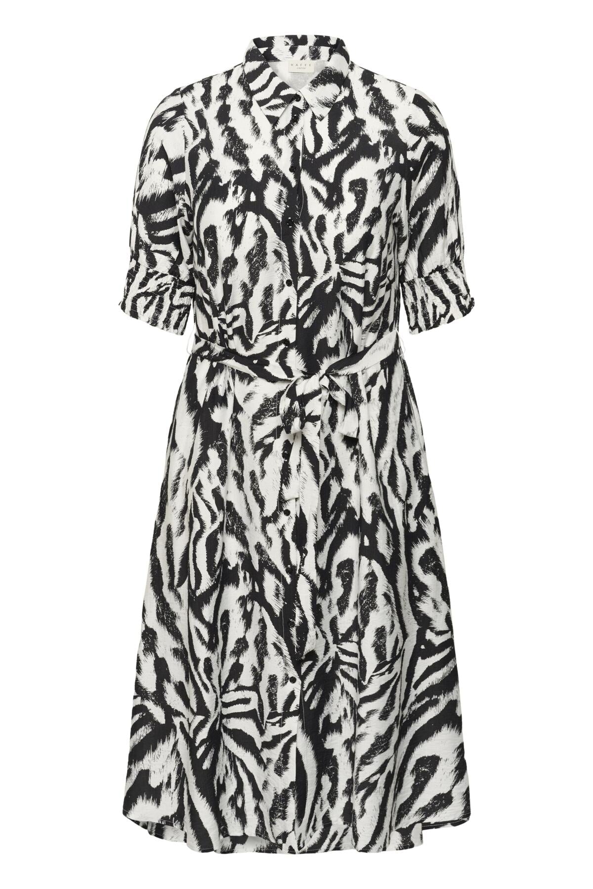 KChalia Shirt Dress Black Chalk Animal - 109009 - 10584212