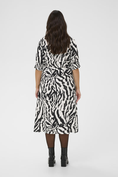 KChalia Shirt Dress Black Chalk Animal - 109009 - 10584212 Thumbnail