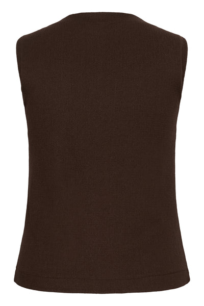 KCkristin Waistcoat Coffee Bean - 190915 - 10584613 Thumbnail