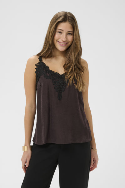 CRAnna Top Chocolate Plum - 10611224 Thumbnail