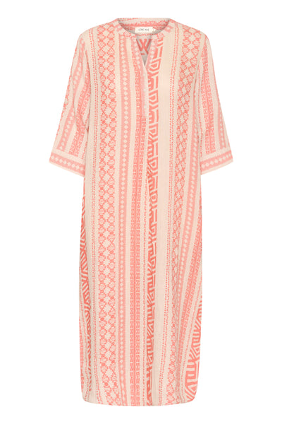 CRBellis Caftan Dress Ethnic Geo Porcelain Rose - 10611577 Thumbnail