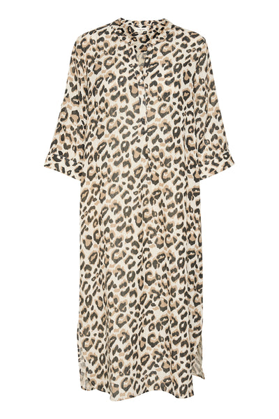 CRBellis Caftan Dress Nature Leopard - 10611577 Thumbnail