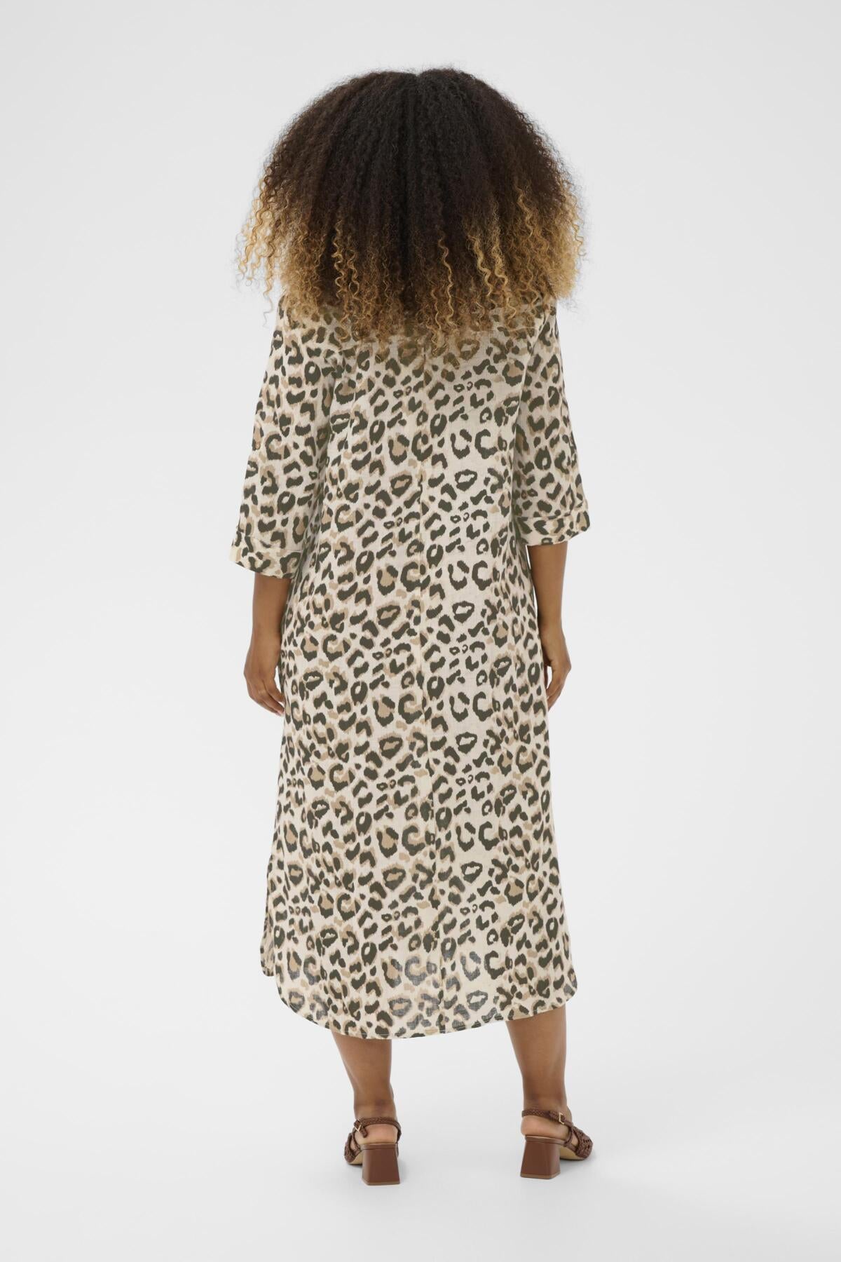 CRBellis Caftan Dress Nature Leopard - 10611577