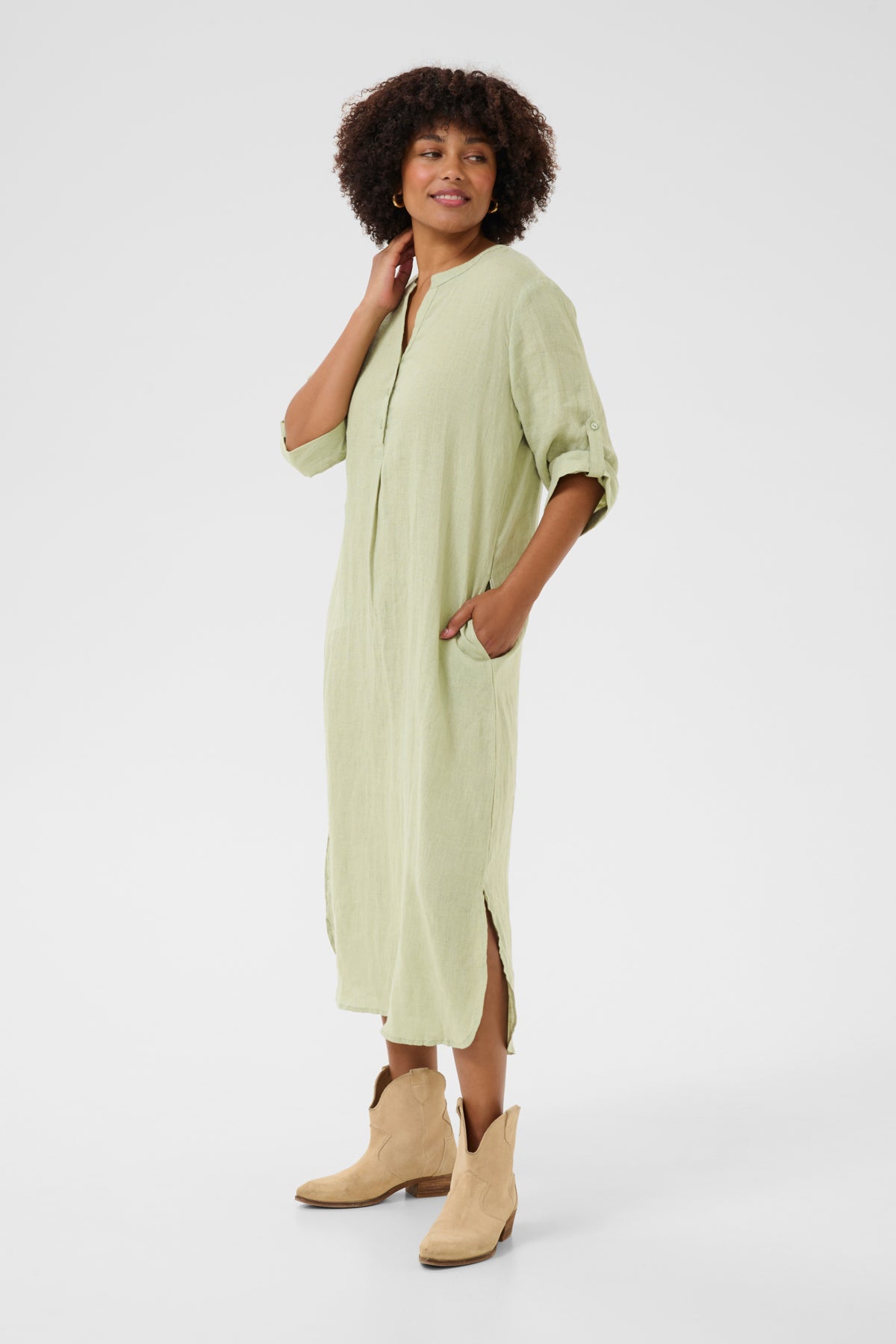 CRBellis Caftan Dress Tea - 10611577