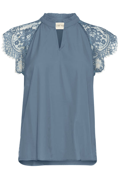 CRNola Lace Blouse Blue Heaven - 174023 - 10611693 Thumbnail