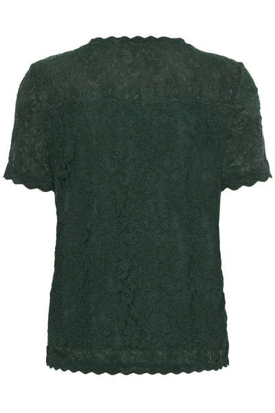CRKit SS Lace Blouse Sea Moss - 195030 - 10611696 Thumbnail