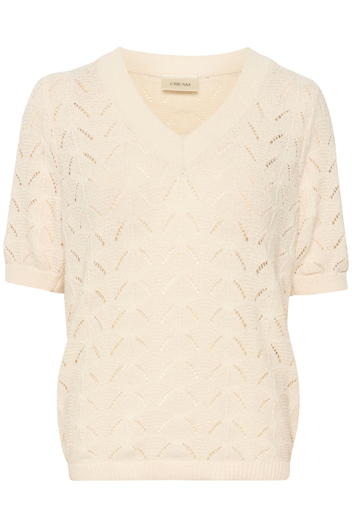 CRHami Knit Blouse Eggnog - 10612309