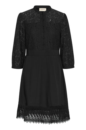 CRMilla Kaspis 3/4 Dress Pitch Black - 10612681