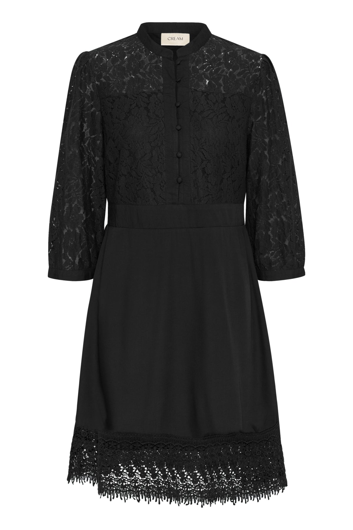 CRMilla Kaspis 3/4 Dress Pitch Black - 10612681