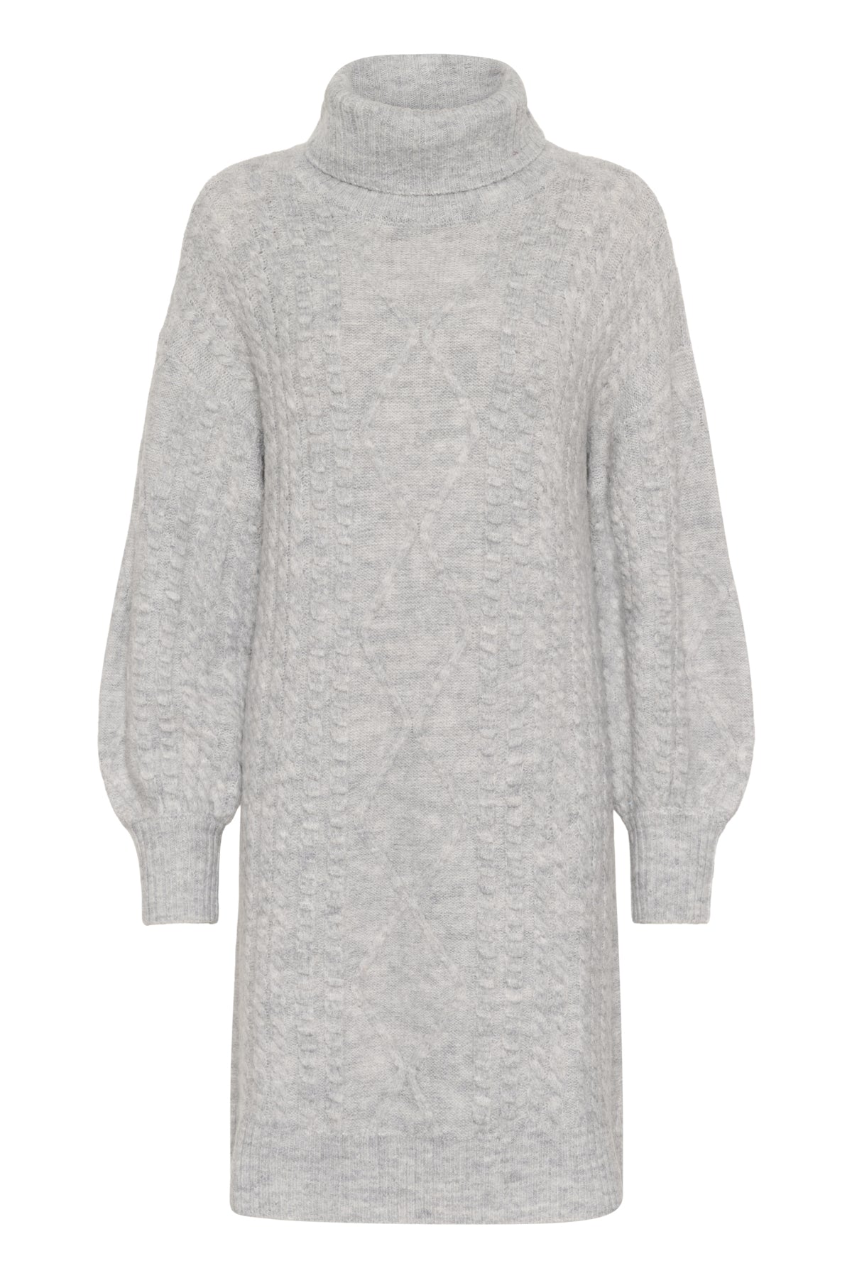 CRPumpkin Knit Dress Grey Melange - 100391 - 10612953