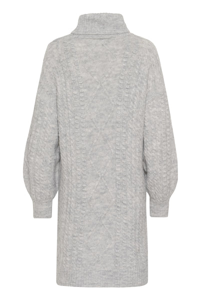 CRPumpkin Knit Dress Grey Melange - 100391 - 10612953 Thumbnail