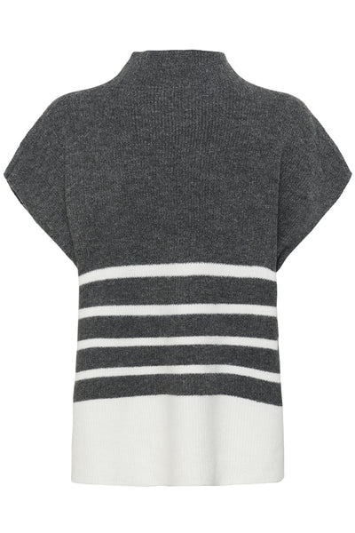 CRStari Knit Slipover Dark Grey White Stripe - 10866 - 10613066 Thumbnail