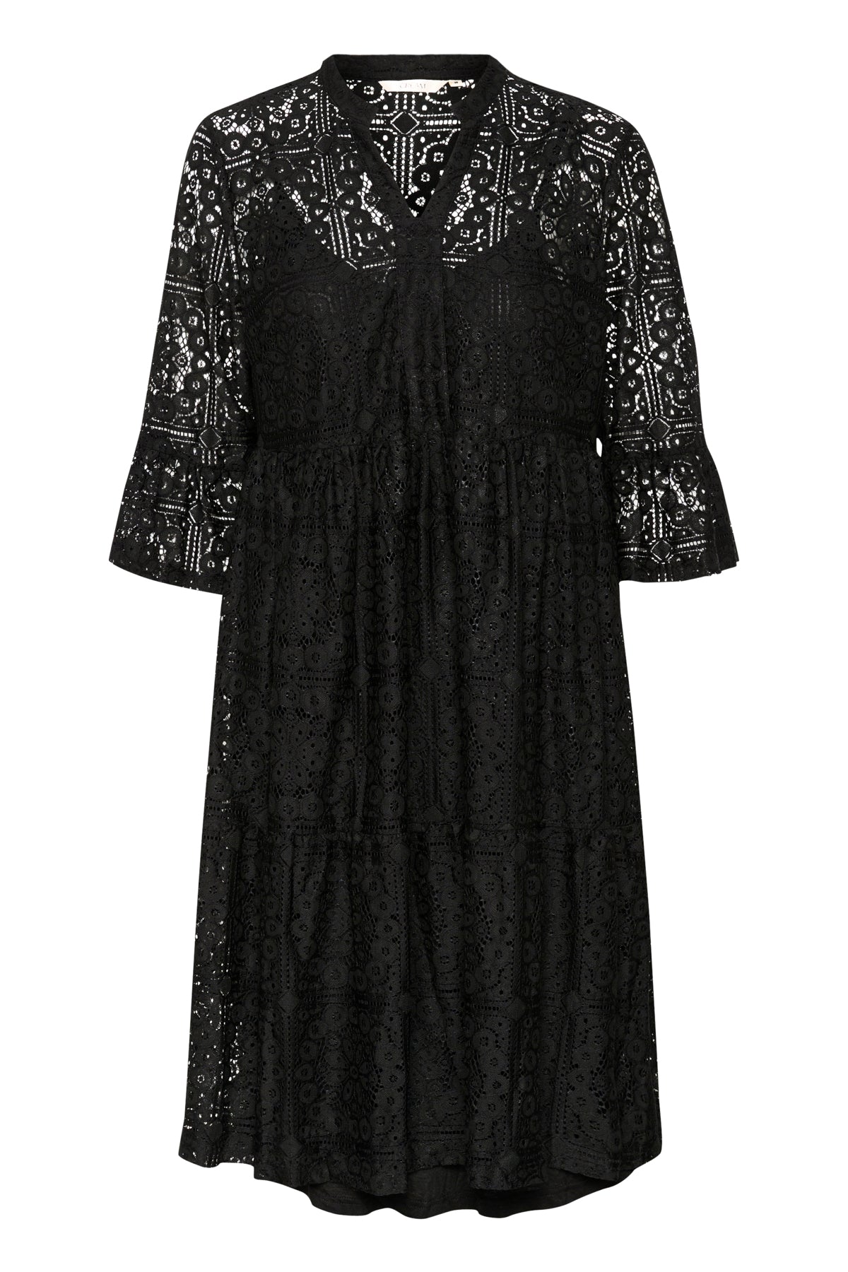 CRTiley Lace Dress Pitch Black - 10613095