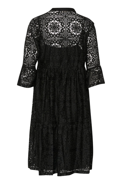 CRTiley Lace Dress Pitch Black - 10613095 Thumbnail