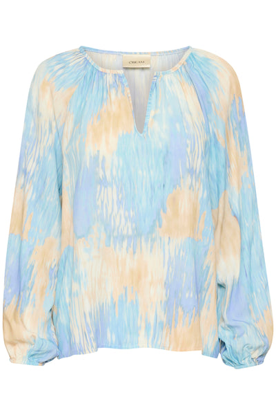CRCassia Blouse Blue Watercolor - 10613119 Thumbnail