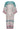 CRTikko Kimono Pink And Blue Ethnic Border - 10613498