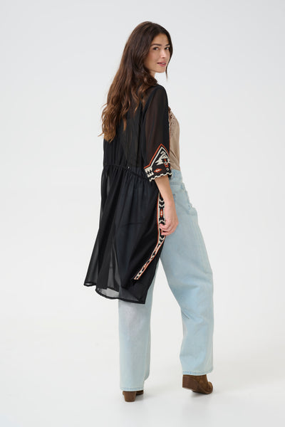 CRBeti Kimono Pitch Black - 10613499 Thumbnail