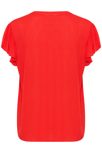 CRAllie Blouse Flame Scarlet Thumbnail