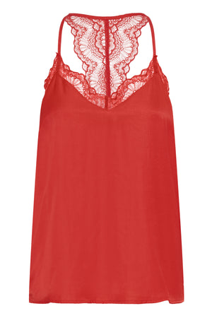 CRAnna Fine Lace Top High Risk Red - 181763 - 10613644