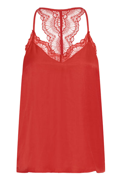 CRAnna Fine Lace Top High Risk Red - 181763 - 10613644 Thumbnail