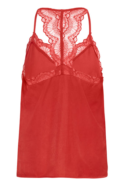 CRAnna Fine Lace Top High Risk Red - 181763 - 10613644 Thumbnail