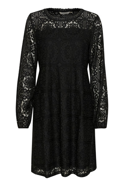 CRTiley Lace Dress - Zally Fit Pitch Black - 10613785 Thumbnail