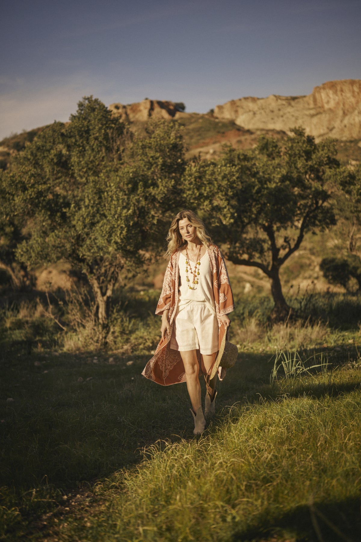 CRTyla Kimono Bruchetta with embroidery