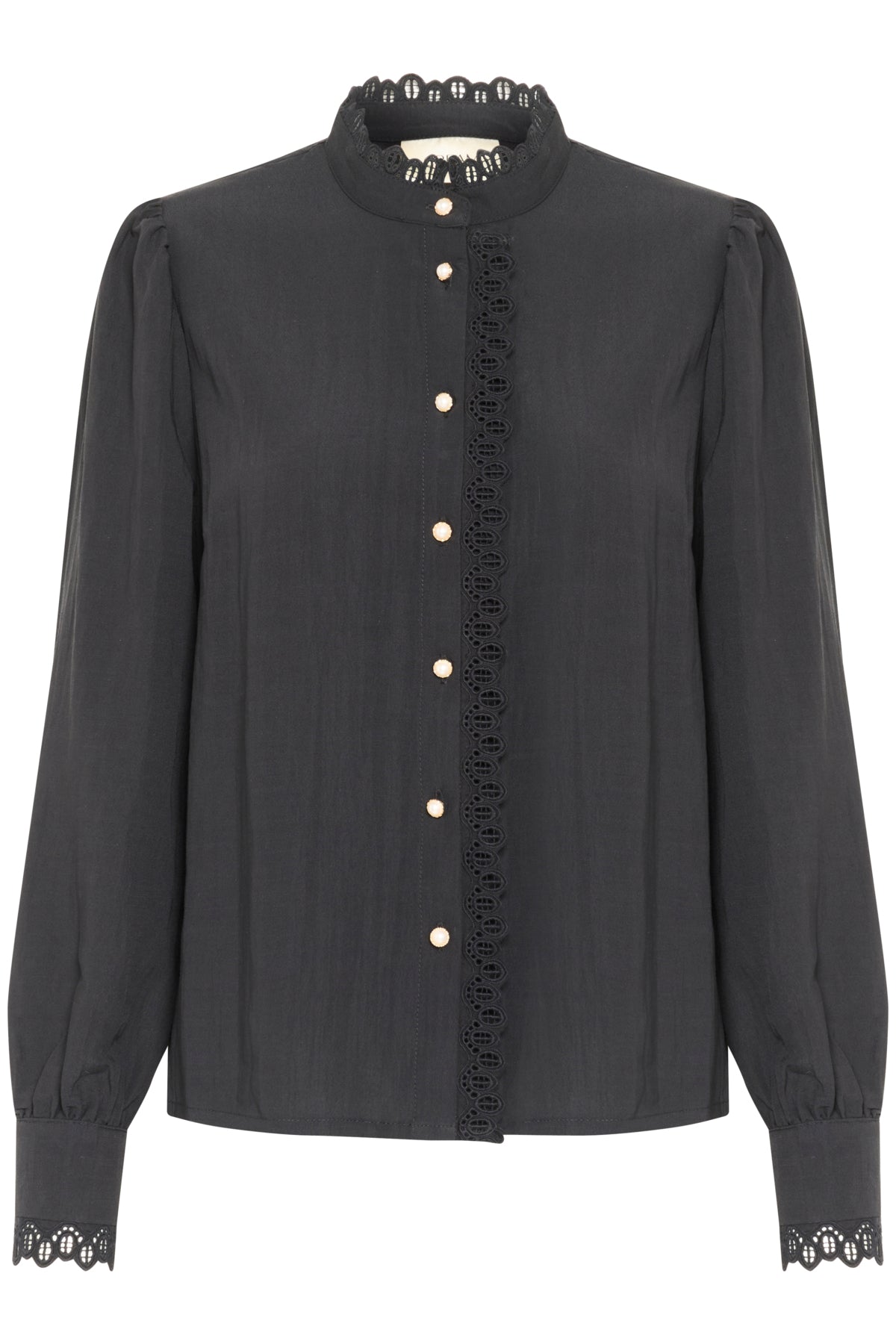 CRPiana Frill Shirt 10613833 Pitch Black