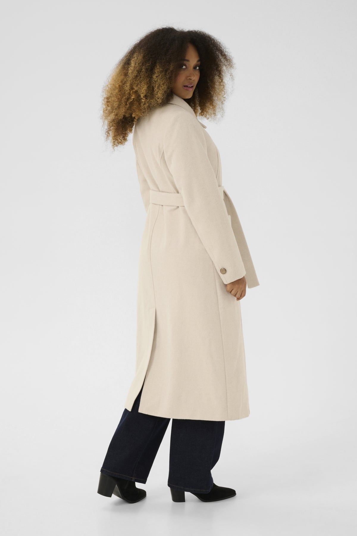 CRClara Long Coat Ancient Scroll - 10613920