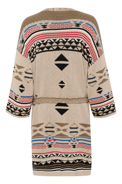 CREtta cardigan Ethnic red and blue mix - 10613923 Thumbnail