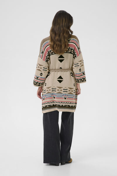 CREtta cardigan Ethnic red and blue mix - 10613923 Thumbnail